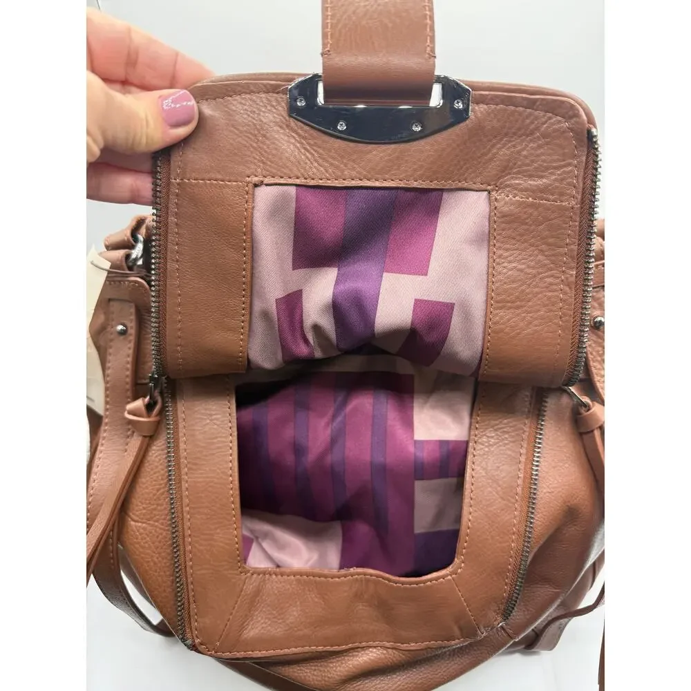 NWT Kooba Jonnie Leather Shopper Tote - Brown- Minor Flaws - Picture 10 of 14